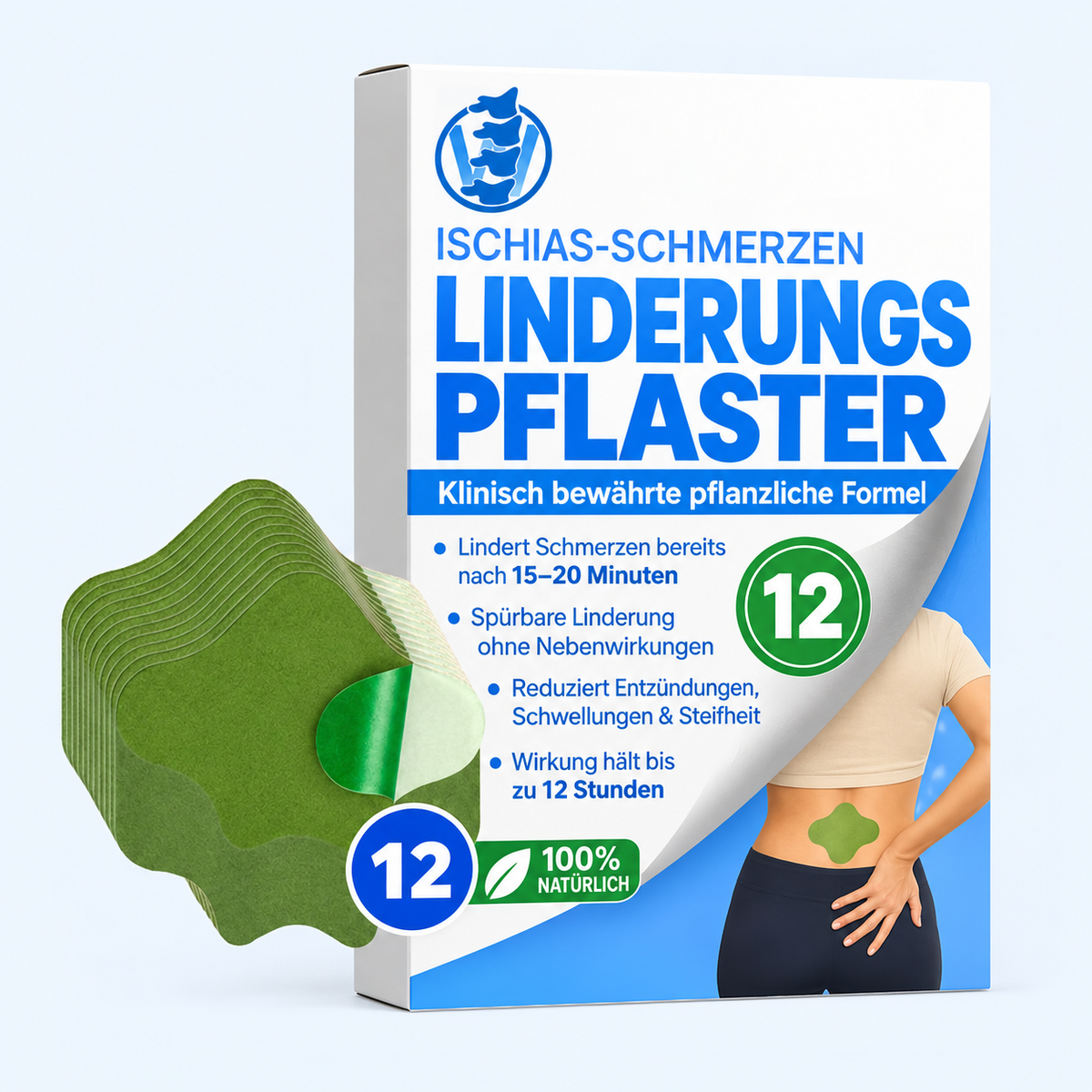 Ischias Pflaster (12 Stück)